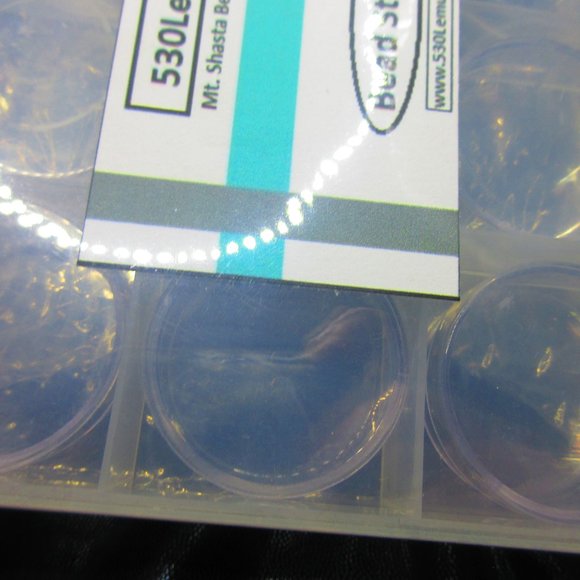 9 Compartment Plastic Bead Strorage Case - Picture 5 of 8